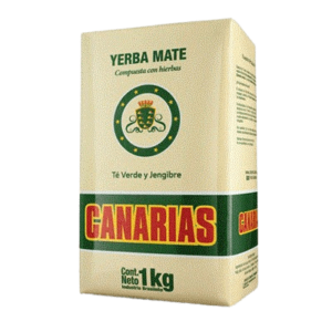 Yerba mate Canarias Té verde y Jengibre 1 kg