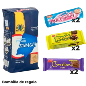 Promoción 1 paquete de yerba, galletitas mas una bombilla gratis, en Productos de Argentina